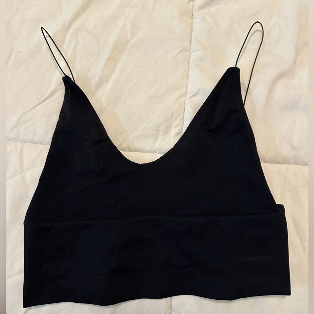 Free People Black Blouse